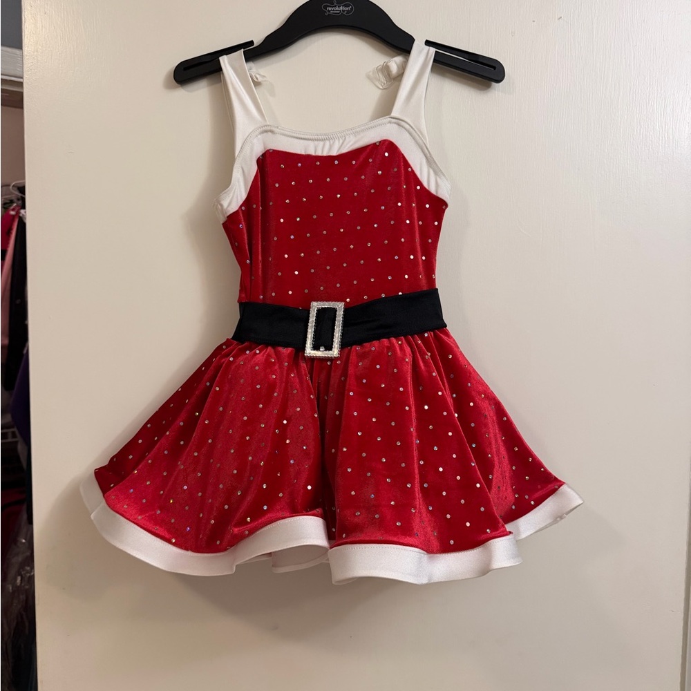 George Red and White Kids Dance Costume